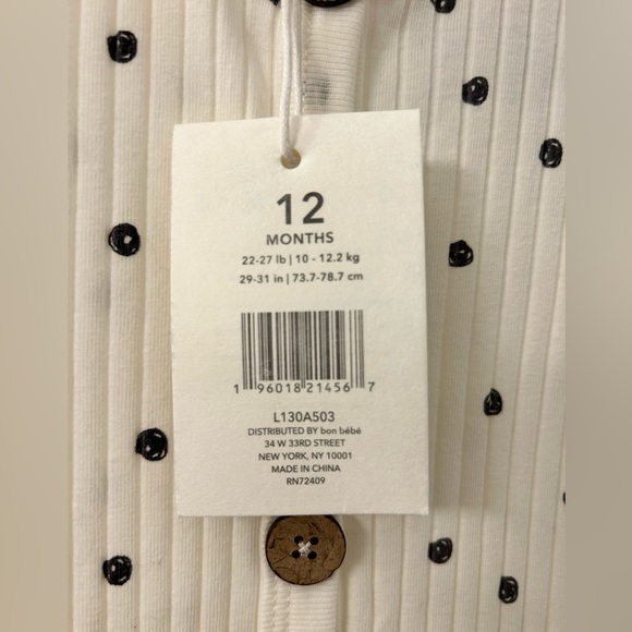 Whillow and Whimsy baby girl 2 Piece Set romper - Picture 5 of 5